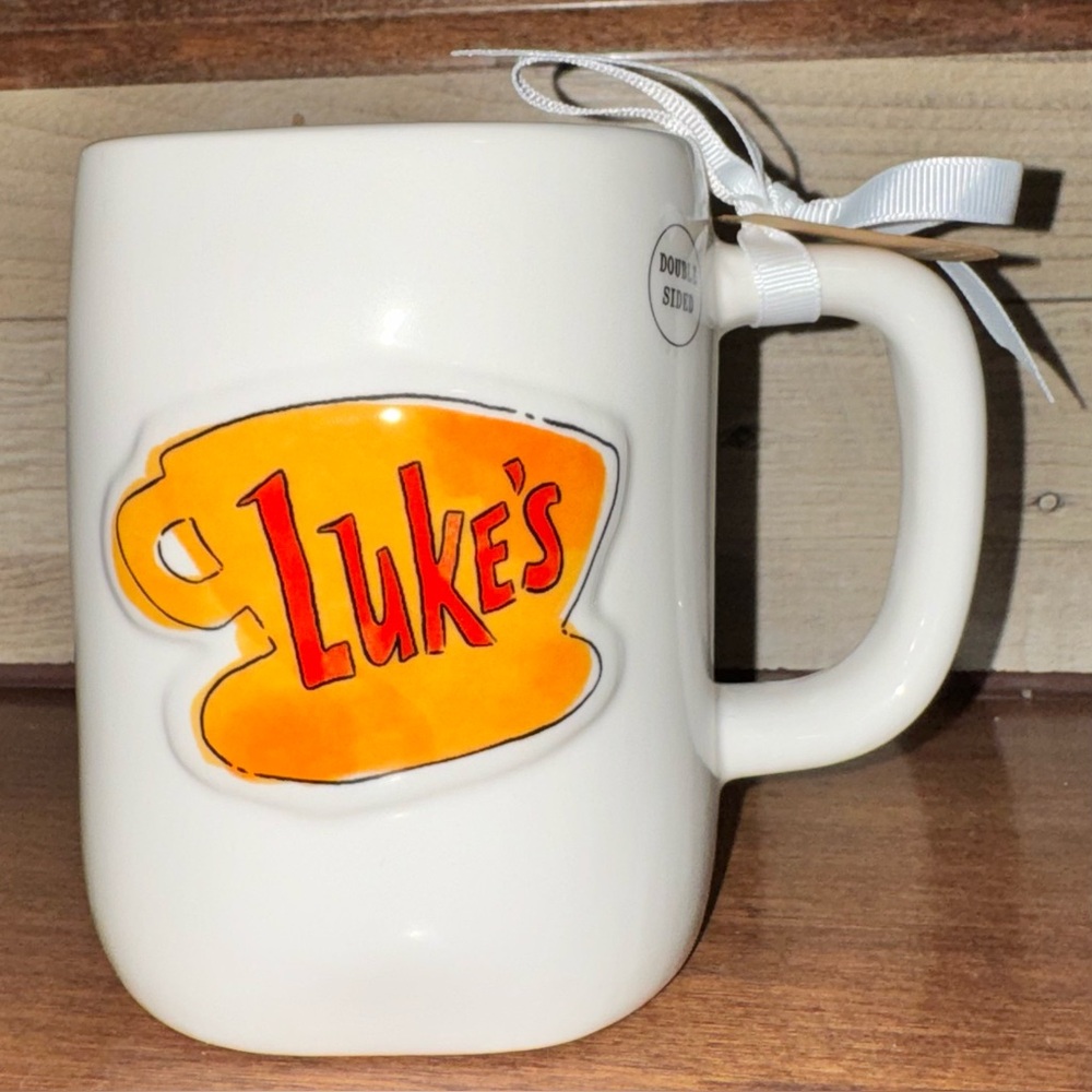 🥰 Rae Dunn x GILMORE GIRLS Luke’s “COFFEE, COFFEE, COFFEE” Double Sided Mug